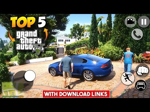 Top 5 Best Game Like GTA 5 New Game on Android Game (With All Games Link)