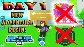 PET SIMULATOR X (DAY 1) - START FROM SCRATCH