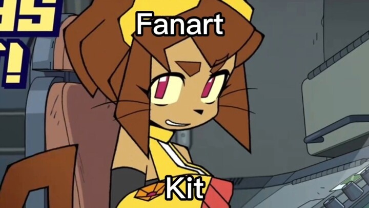 Fanart Kit the Cat dari Gameoverse🐱🐱