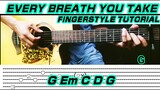 Every Breath You Take - The Police (Guitar Fingerstyle) Tabs + Chords