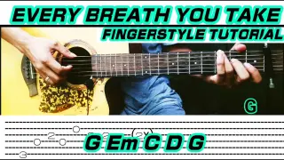 Every Breath You Take - The Police (Guitar Fingerstyle) Tabs + Chords