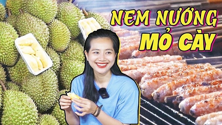 Ăn Nem Nướng Mỏ Cày ngon Xỉu lên Xỉu xuống | ÁNH KUA