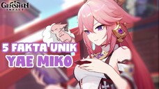 Yae Miko si Rubah Imut dari Inazuma - 5 Fakta Menarik Yae Miko | Genshin Impact Indonesia