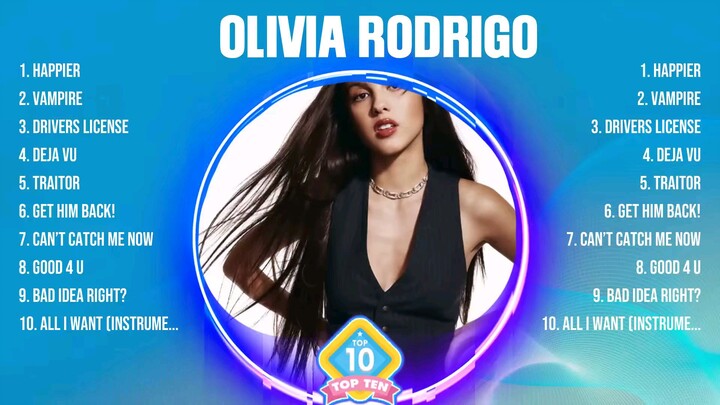 Olivia Rodrigo | Top 10 Song Playlist