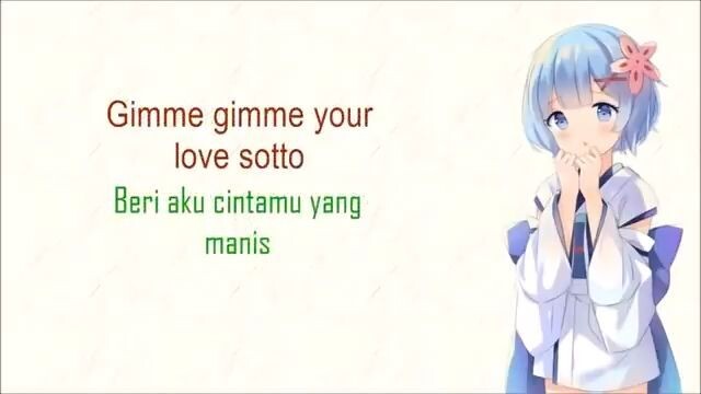 Hatsune miku gimme gimme lirik terjemahan