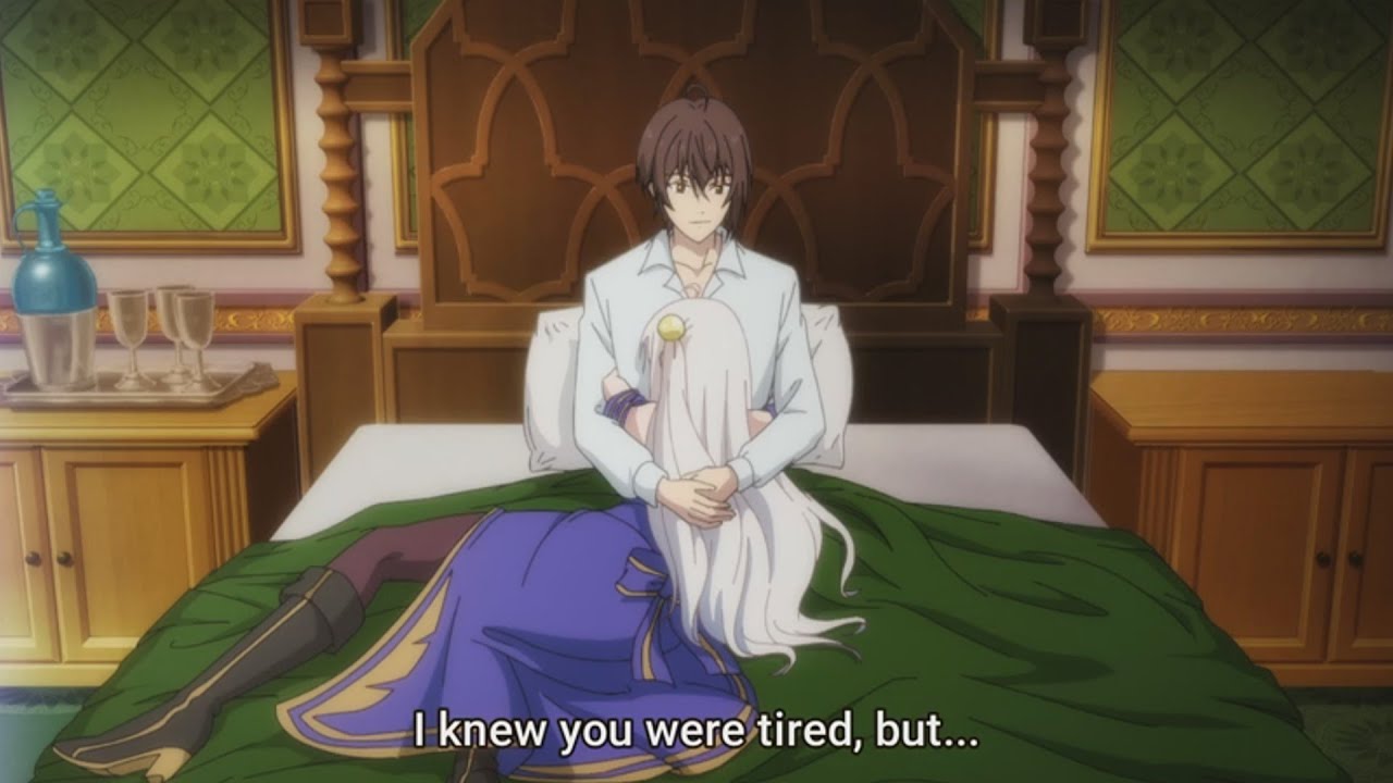 Wein And Ninym In a Bed Wein Headpat - Tensai Ouji no Akaji Kokka