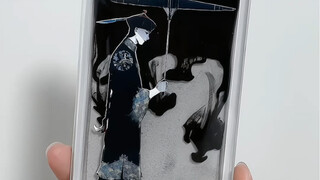 أسلوب الحبر والمسحوق، مي زهي تيه يلصق في قو ويي نان تينغ