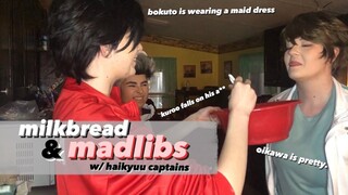 milkbread and madlibs w/ haikyuu captains