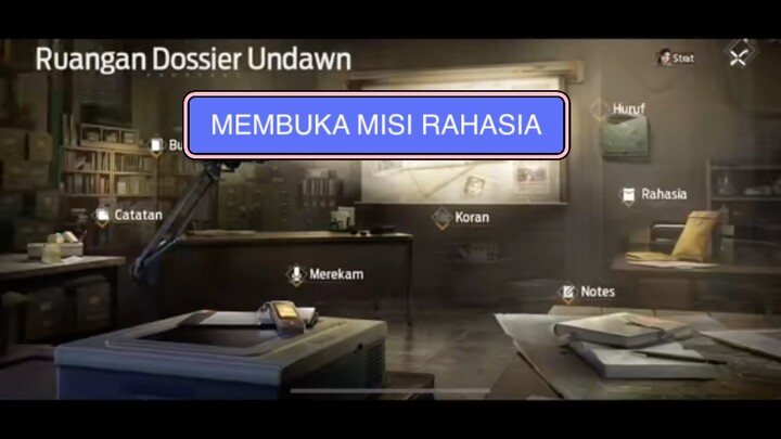 Cara membuka misi rahasia UNDAWN