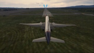 Airplane Boeing 777-300 landing in Microsoft Flight Simulator 2024