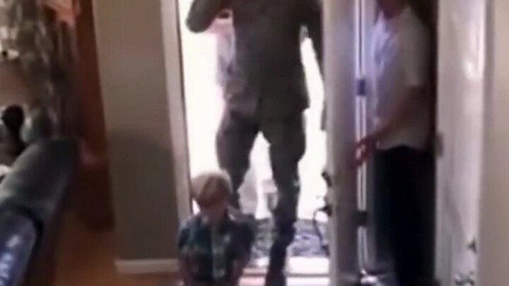 "At this moment he put aside all his maturity"