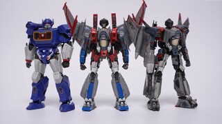 Transformers lắp ráp nhỏ nhưng tinh tế! Mô hình lắp ráp không cần keo Trumpeter Starscream Transform