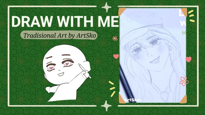 Speed Paint ArtSko || OC, Gambar Oc sendiri tapi Referensi Pose dari Pinteres Emg boleh? (Boleh bgt)