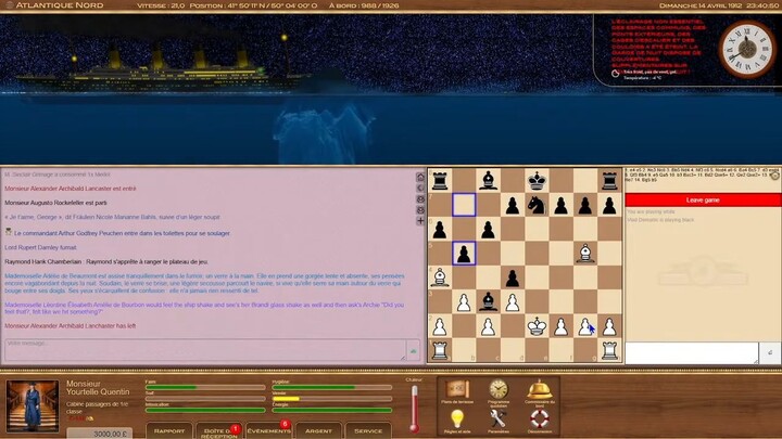 🔴 Titanic Voyage RPG 2026 ( Episode 16.2 ) - Le Naufrage Du RMS Titanic (Survire Ou Mourir)