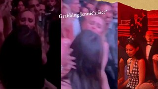 Video clips of Lily Rose Depp grabbing Jennie's face... for a k!Ss?