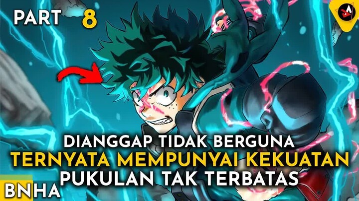 1JT PUKULAN ONE FOR ALL  - ALUR CERITA ANIME OVERPOWER BNHA 7