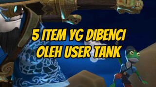 5 item yang di benci user tank, menurut kalian gimana nih?  #MLBB #Bestofbest #Bstatationmlbb