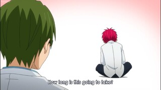 The difficult position made Akashi think