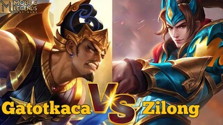 Zilong Bisa Apa Ketemu Gatotkaca Di EXP Lane !!🤣🔥