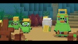 Minecraft: Εκτοξεύω αγρια πουλιά σε γουρούνια! [Minecraft Angry birds DLC] #1