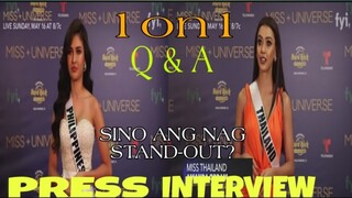 RABIYA VS AMANDA SUMALANG SA PRESS INTERVIEW | MISS UNIVERSE 2020