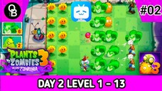 PAQUITO SI PENAKLUK SEMUA ZOMBIE 🔥 - Plants Vs Zombies : Welcome To Zomburbia - Day 2 lvl 1-13