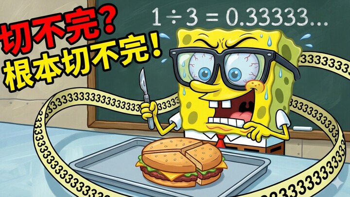 بما أن 1 ÷ 3 لا يُقسم بالتساوي، ألا يعني ذلك أن مساحة كل قطعة عند تقسيم الدائرة إلى ثلاثة أجزاء متسا