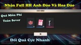 [Garena Free Fire] Cách Nhận Quà Huy Hiệu Anh Đào Và Hoa Đào - Quà Miễn Phí Toàn Sever