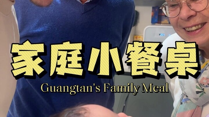 Mom and Dad flew in from France to see the baby—time for a traditional Chinese welcome feast! We’re 