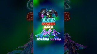 Grock counter meta novari selena ✍️🙌 #contentcreatormlbb #wiamungtzy #grock #selena #novaria
