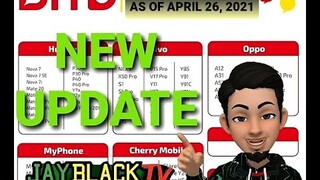 DITO TELECOMMUNITY | UPDATED LIST OF COMPATIBLE HANDSET | APRIL 26, 2021
