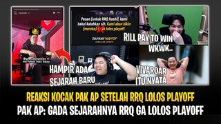 Pak AP: Gada Sejarahnya RRQ Ga Lolos Playoff ! Reaksi R7, Jo, & Pak AP setelah RRQ Lolos Playoff