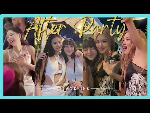 Rosé stayed the night to celebrate with the dancers