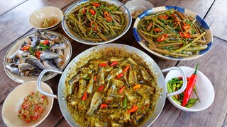 Chợt Nhớ Quê Nhà! Canh Chua Rau Muống Đồng, Cá Chốt Kho Sả Nghệ | MTQH