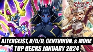 Altergeist, D/D/D, Centurion, & More! Yu-Gi-Oh! Top Decks January 2024