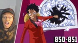 LUFFY BREAKS THE MIRROR! One Piece Reaction Episode 850-851 REACTION