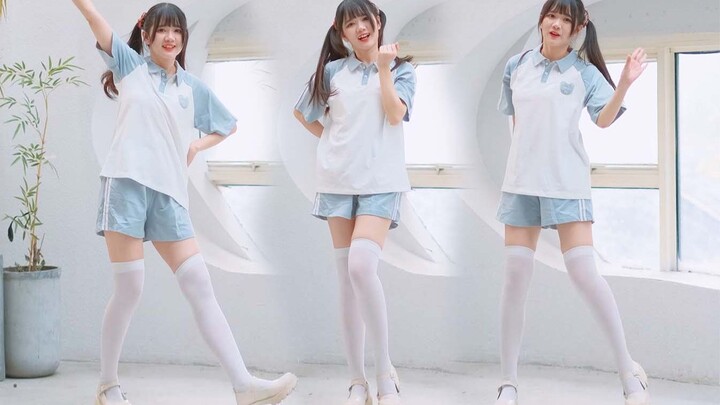 Let's take a look at the energetic dance of the junior high school girl (〃ω〃)
