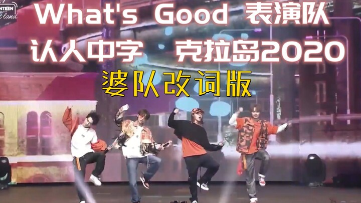 【SEVENTEEN丨认人中字】What's Good 表演队 克拉岛2020