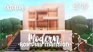 Roblox Bloxburg - Modern Roleplay Mansion ( Exterior ) - Minami Oroi