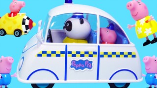 Đồ chơi xe cảnh sát hạnh phúc của Peppa Pig