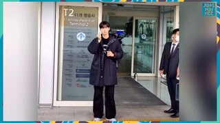 Cha Eun Woo on his way to Paris France