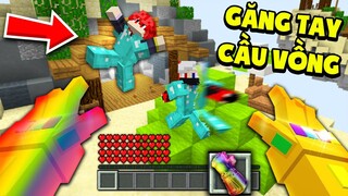 KHANGG HACK BEDWARS GĂNG TAY CẦU VỒNG 1 HIT CỦA NOOB TIÊU DIỆT VÀ TROLL NOOB TEAM *BEDWARS THỬ THÁCH