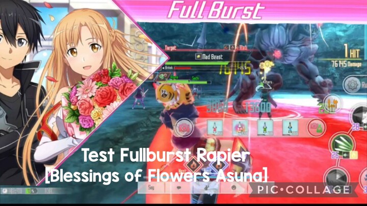 SAOIF: Test Fullburst Rapier- [Blessings of Flowers Asuna]