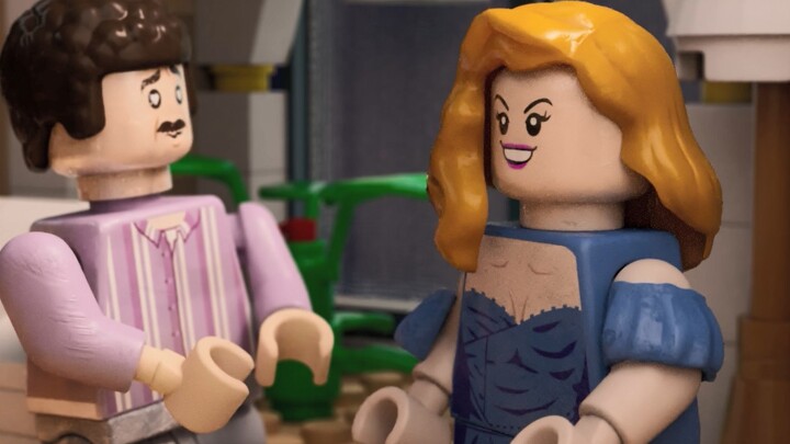 It took 3 months to recreate the high school prom videotape from 'Friends' with Lego