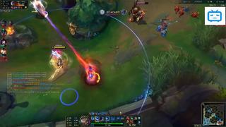Vayne vừa lăn vừa đánh trong liên minh huyền thoại #game