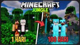 100 Hari di Minecraft Tapi Jungle Only ! - Petualangan Bersama Tarzan !
