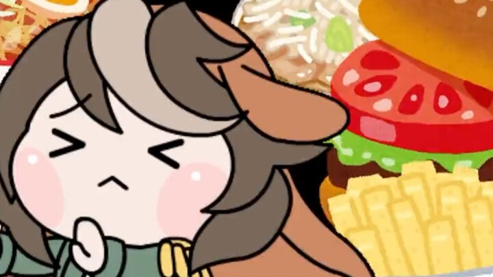 [ Uma Musume: Pretty Derby たぬきPORTER] Luna menahan segala macam godaan makanan saat dia pulang kerja