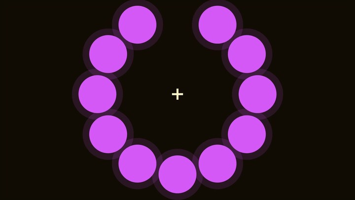 Do You See a Green Dot Chasing the Lilac Dots? | Optical Illusion #shorts #LilacDots