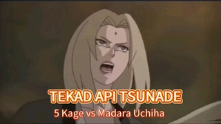 (Dubb ID) Tekad Api Tsunade_5 Kage vs Madara