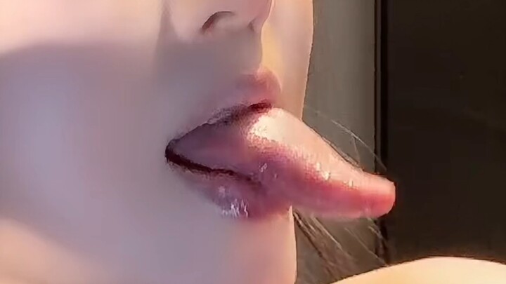 Tongue Dance Little Flower Girl